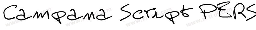 Campana Script PERSO字体转换
